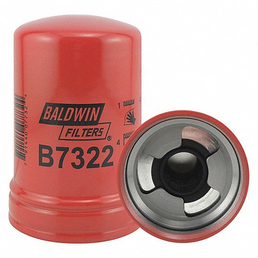 Baldwin B7322 Oil Filter LF16243, M92 x 2.50 Thread Size, 5 15/16 in Overall Ht, Oil - KVM Tools Inc.KV3XUH3