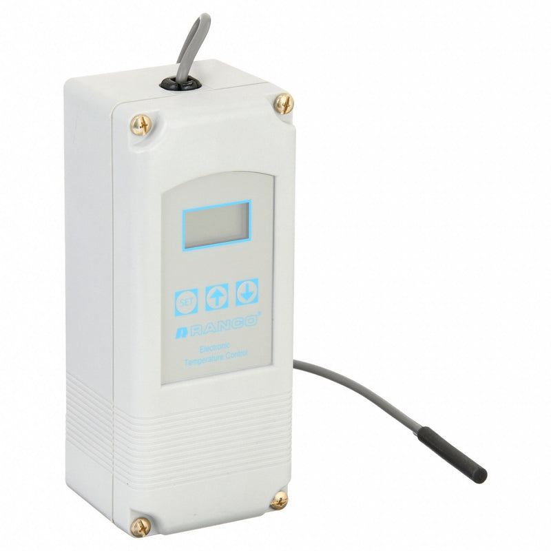 Ranco ETC-111000-000 Temperature Control, Single Stages, Heat or Cool, -30°F to 220°F, Digital, 1, SPDT, Universal
