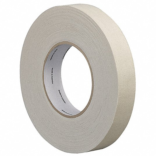 KVM Tools KV15C776 Cloth Tape, 1 In x 60 yd, 10.5 mil, White