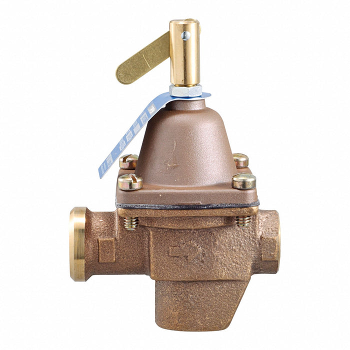 Watts B1156F Boiler Feed Water Pressure Regulator, FNPT x F, 1/2 in Pipe Size, Bronze, 10 psi to 25 psi