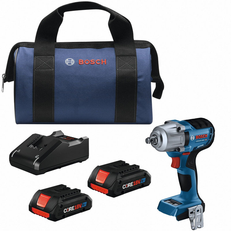 Bosch GDS18V-330CB25 PROFACTOR Impact Wrench Kit