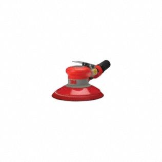 3M 20327 Air Orbital Sander, Hook and Loop, 3/16 in Orbit, Self-Vacuum, 0.3 hp