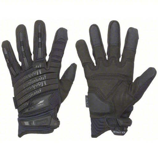 Mechanix MP2 - 55 - 010 Tactical Glove TrekDry(R), Synthetic Leather, Tricot, Black, L, 9 in Lg, Clute, 1 PR - KVM Tools Inc.KV400T44