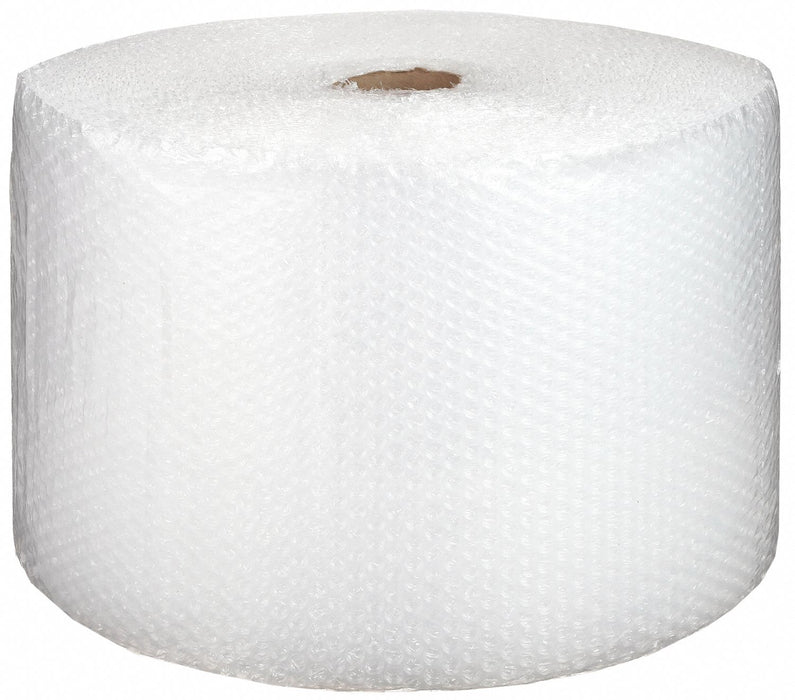 Polyair DBS12-175P12 Bubble Roll, 3/16 in Bubble Size, 12 in Roll Wd, 175 ft Roll Lg, Clear, Perforated
