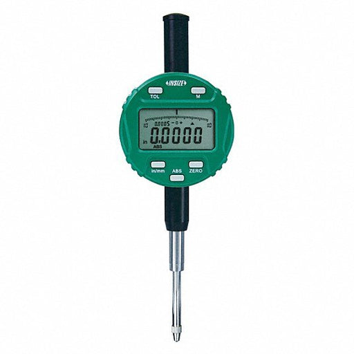 Insize 2104 - 10E Digital Indicator Inch/Metric, +/ - 0.0015 in Accuracy, 0.01 mm_0.0005 in Resolution, Plunger - KVM Tools Inc.KV408P64