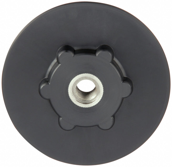 3M 11823 Fiber Disc Pad Hub, 5/8"-11, 4 1/2 in Dia, Black