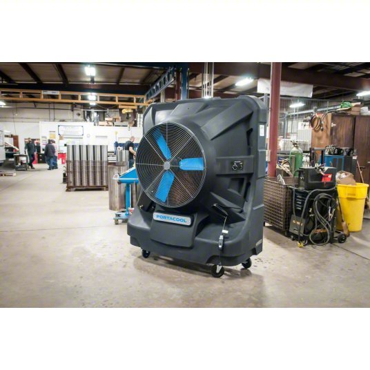 Portacool PACJS2601A1 Portable Evaporative Cooler 36 in Blade Dia, 3125 sq ft, 12,500 cfm, 115V AC /5 - 15P - KVM Tools Inc.KV40JJ48