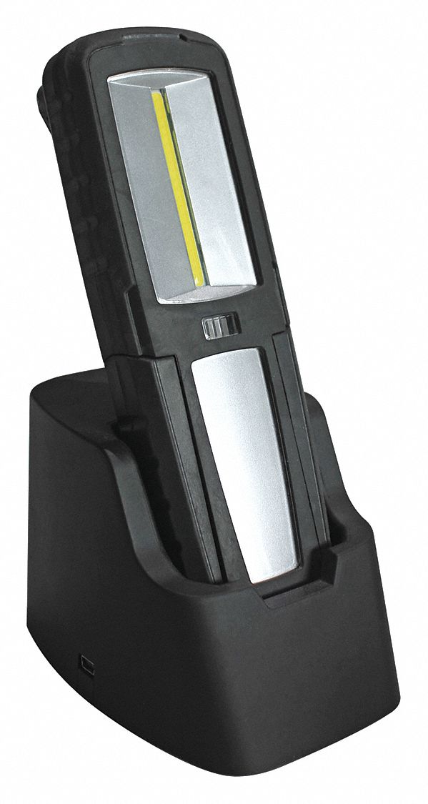 Approved Vendor 40KG16 Rechargeable Hand Lamp, LED, 180 lm Max Brightness, 180 lm Brightness Levels, 1