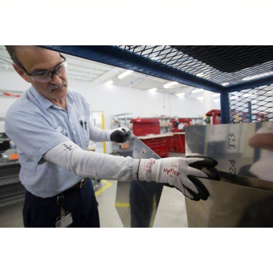 Hyflex 11 - 735 Coated Gloves L (9), ANSI Cut Level A4, Palm, Dipped, Polyurethane, Sandy, 1 PR - KVM Tools Inc.KV40LJ83