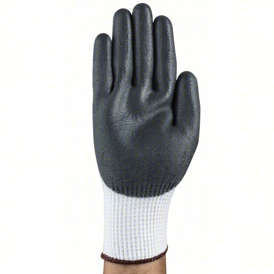 Hyflex 11 - 735 Coated Gloves 2XL (11), ANSI Cut Level A4, Palm, Dipped, Polyurethane, Sandy, 1 PR - KVM Tools Inc.KV40LJ74