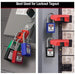 Master Lock 410BLU Lockout Padlock Keyed Different, Thermoplastic, Std Body, Metal, Blue - KVM Tools Inc.KV4FF98