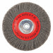 Norton 66252839100 Wire Wheel Brush Crimped Steel, 8 in Dia x 1 in Wd, 5/8 in Arbor, 0.014 in Fill - KVM Tools Inc.KV416L86