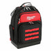 Milwaukee 48 - 22 - 8201 Tool Backpack 18 in W 9 7/16 in D 20 3/8 in H, Ballistic Nylon, Red, 46 Inside Pockets - KVM Tools Inc.KV416P44