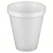 Dart 12J12 Disposable Hot/Cold Cup 12 oz Capacity, White, Foam, Unwrapped, Patternless, 1,000 PK - KVM Tools Inc.KV1PTN5