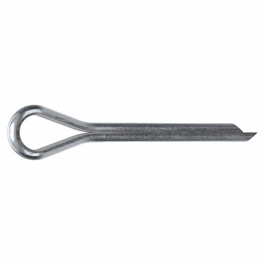 KVM Tools KVWWG - 156 - 1500 - SZ Cotter Pin,5/32in dia,1 13/20in L,PK100: Extended Prong, Inch, 5/32 in Pin Dia, Steel, 1008, 100 PK - KVM Tools Inc.KV2WZJ2
