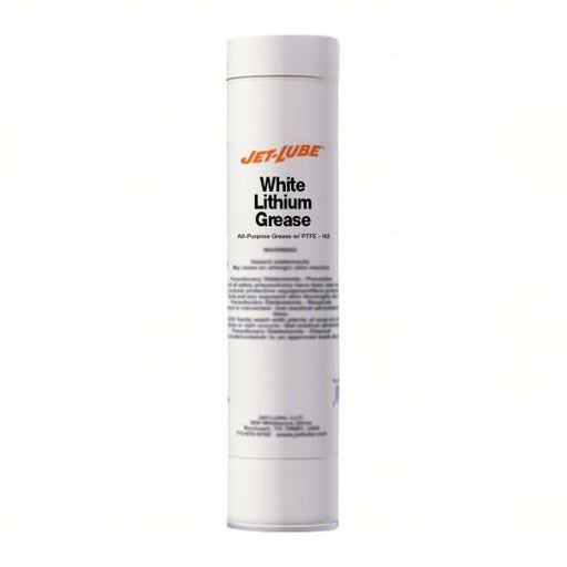 Jet-Lube 50350 Multipurpose Grease White Lithium Grease, 14 oz, Cartridge, H2 No Food Contact, NLGI 2 - KVM Tools Inc.KV41NR74
