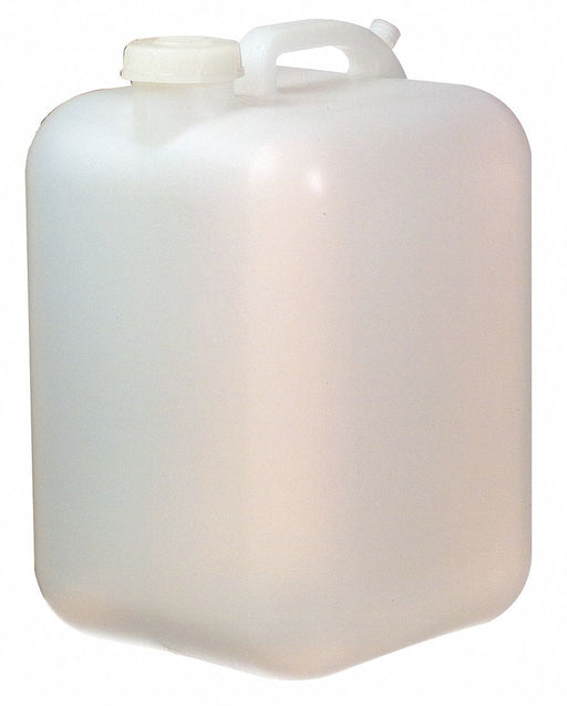 Approved Vendor PLA-03326 Carboy, 5 gal, HDPE, Screw On Cap, Colorless