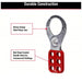 Master Lock 421 Lockout Hasp Std Hasp, 1.5 in Opening Size, Red, 6 Padlocks - KVM Tools Inc.KV40CL94