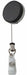 Lucky Line Products G422 Badge Holder, Strap, Horizontal/Vertical, 3 3/4 in Overall Ht, 1 5/8 in Overall Wd, Black