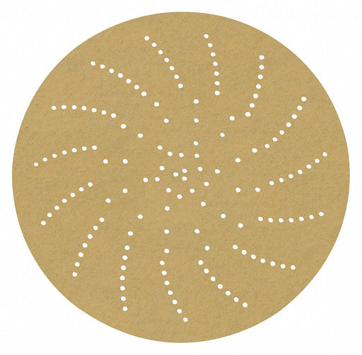 3M 236U PSA Sanding Disc, 5 in, 120 Grit, Multi-Hole, PK250