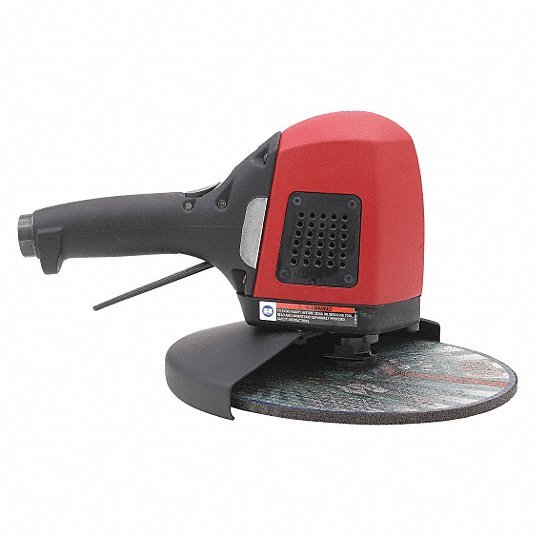 Chicago Pneumatic CP3349 - SALAVEL Angle Grinder 9 in Wheel Dia, 3.7 hp Horsepower, 6,500 RPM Max. Speed, Heavy Duty - KVM Tools Inc.KV42NX77