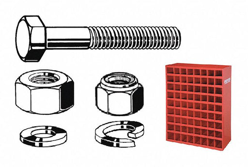 Approved Vendor Hex Head Cap Screw Assortment Metric Class 8.8 3115 Pieces