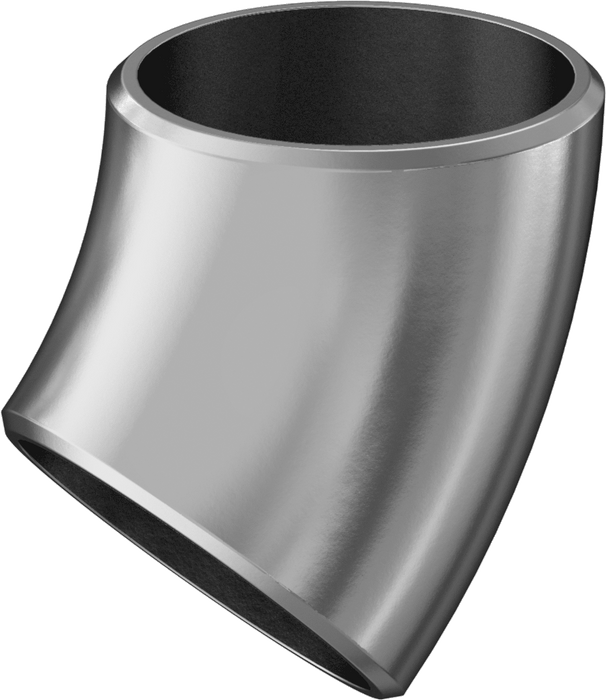 McMaster 43485K157 Standard-Wall Butt-Weld 6061 Aluminum 45° Elbow, Schedule 40, 3 Pipe Size, Unthreaded
