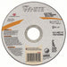 Carborundum 05539561584 Abrasive Cut - Off Wheel Type 1, 4 1/2" x 0.04" x 7/8", Aluminum Oxide, 60 Grit PK5 - KVM Tools Inc.KV435Y59