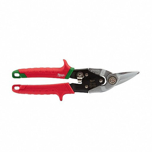 Milwaukee 48 - 22 - 4520 Aviation Snip Right/Straight, 10 in Overall Lg, 5 in Cutting Lg, Steel, Plastic, Plastic - KVM Tools Inc.KV437K20