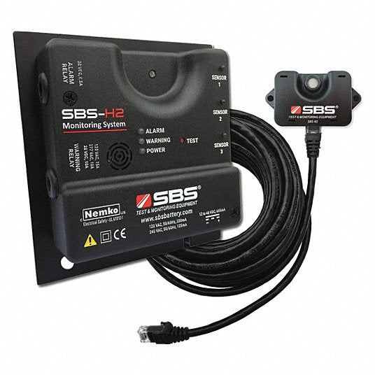 Storage Battery SBS-H2 Hydrogen Gas Detector H2, 0 Channels, 120 V AC/12 to 48 V DC/220 Vac