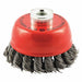 KVM Tools 66254442950 Cup Brush Twisted Steel, 2 3/4 in Dia, 0.02 in Fill Dia, 3/8" - 24 Arbor - KVM Tools Inc.KV443M66