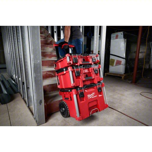 Milwaukee 48 - 22 - 0140 Electricians Tool Kit 18 Total Pcs, Rolling Modular Tool Box, 11 - 19 Pieces Range - KVM Tools Inc.KV444N78