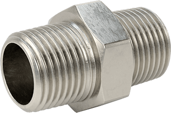 McMaster 4452K844 316 Stainless Steel Threaded Pipe Fitting Low - Pressure, Straight Connector, 1/2 NPT Male - KVM Tools Inc.KV4452K844