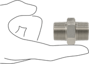 McMaster 4452K845 316 Stainless Steel Threaded Pipe Fitting Low - Pressure, Straight Connector, 3/4 NPT Male - KVM Tools Inc.KV4452K845