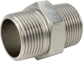 McMaster 4452K846 316 Stainless Steel Threaded Pipe Fitting Low - Pressure, Straight Connector, 1 NPT Male - KVM Tools Inc.KV4452K846