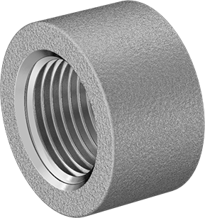 McMaster 4452K226 316 Stainless Steel Threaded Pipe Fitting Low-Pressure, Union Straight Connector, 3/4 NPT Female