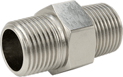 McMaster 4464K731 304 Stainless Steel Threaded Pipe Fitting Low Pressure, Straight Connector, 3/8 NPT Male - KVM Tools Inc.KV4464K731