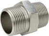 McMaster 4464K761 304 Stainless Steel Threaded Pipe Fitting Low Pressure, Straight Connector, 1 NPT Male - KVM Tools Inc.KV4464K761
