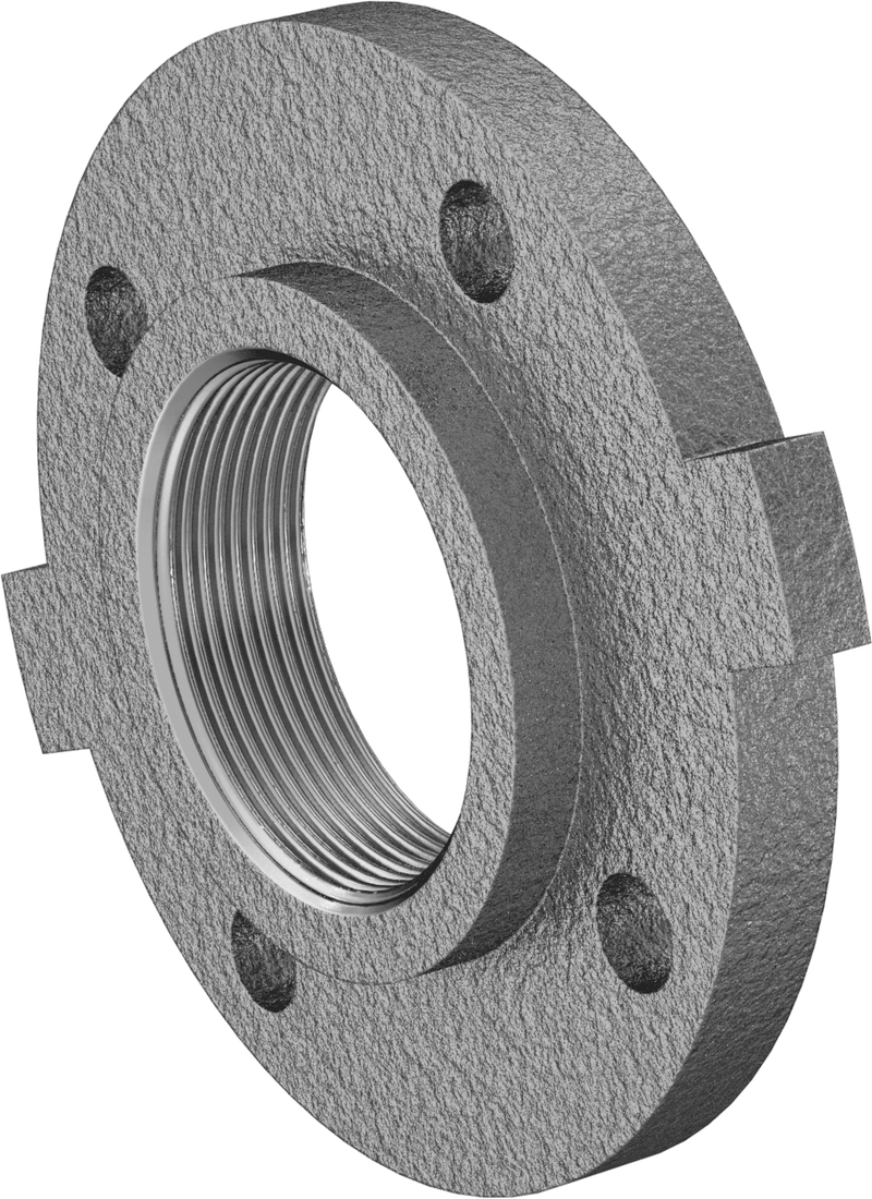 McMaster 44705K236 Low-Pressure 356 Aluminum Pipe Flange, 3 NPT Female, Class 125, ASME B16.1