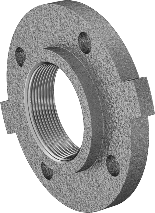 McMaster 44705K236 Low-Pressure 356 Aluminum Pipe Flange, 3 NPT Female, Class 125, ASME B16.1