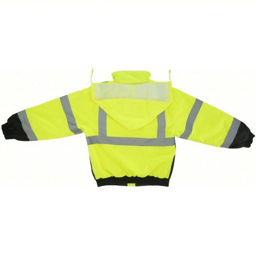 Occunomix LUX-350-JB-BYS Jacket U, ANSI Class 3, S, Yellow, -5° to - 45°F, Zipper with Storm Flap, 5 Pockets - KVM Tools Inc.KV448G62