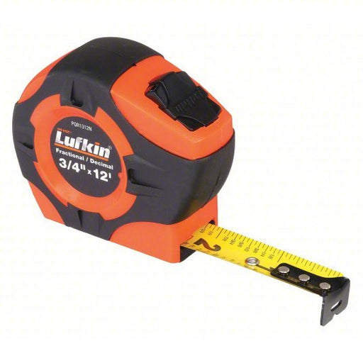 Lufkin PQR1312N 3/4" x 12' Quikread Power Return Yellow Clad Tape Measure - KVM Tools Inc.KV44ZJ75