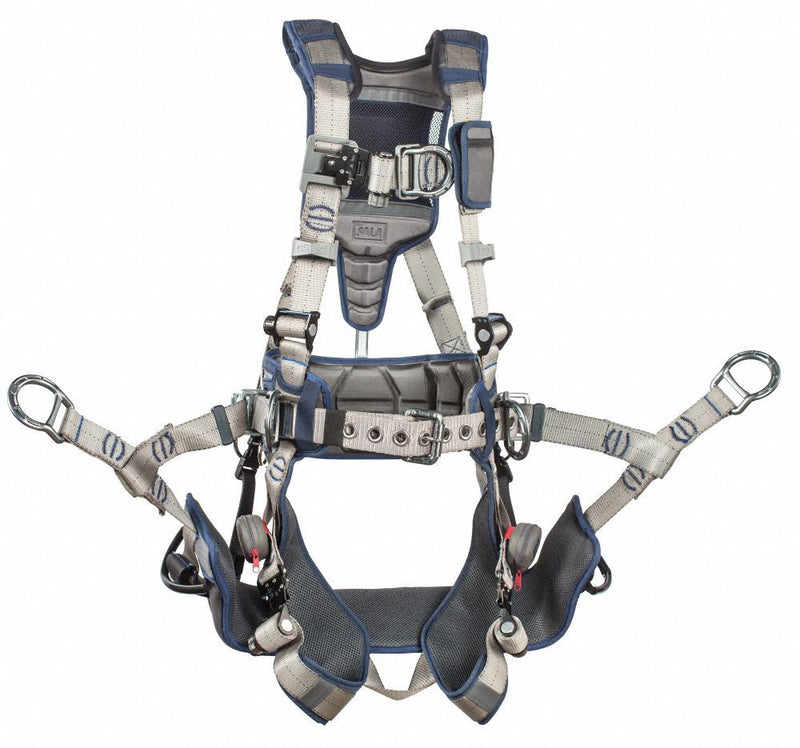 3M 1114366 Fall Protection Harness, Vest, Unisex, Quick-Connect / Quick-Connect Buckles, M, 420 lb Capacity