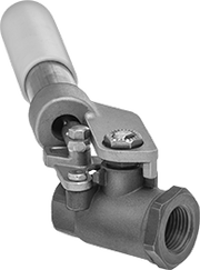 McMaster 45155K63 High - Pressure On/Off Valve with Spring - Close Lever Handle, Steel, 1/2 Pipe Size - KVM Tools Inc.KV45155K63