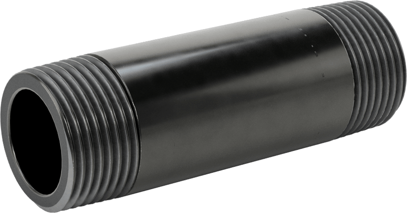McMaster 4550K195 Thick-Wall Welded Steel Pipe Nipple, Threaded Both Ends, 3/4 NPT, 3" Long, Sch 80, Class 300