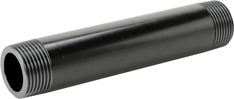 McMaster 4550K199 Thick-Wall Welded Steel Pipe Nipple, Threaded Both Ends, 3/4 NPT, 5" Long, Sch 80, Class 300