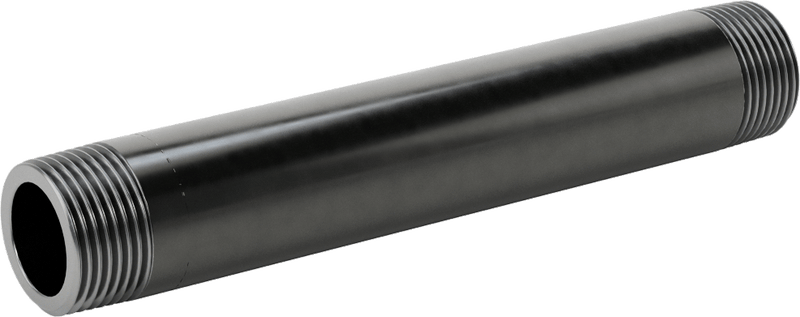 McMaster 4550K212 Thick-Wall Welded Steel Pipe Nipple, Threaded Both Ends, 3/4 NPT, 6" Long, Sch 80, Class 300