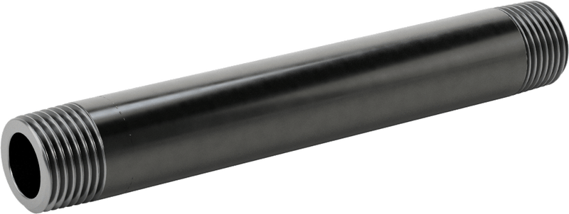 McMaster 4550K514 Thick-Wall Welded Steel Pipe Nipple, Threaded Both Ends, 1/2 NPT, 5-1/2" Long, Sch 80, Class 300