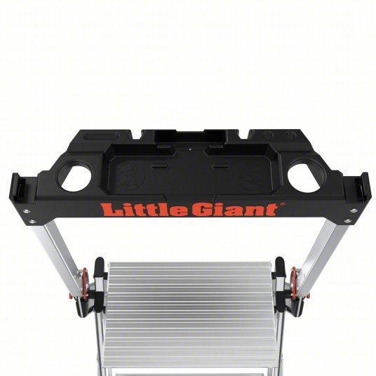 Little Giant 11903 Folding 3 Steps, 26 in Top Step Ht, 21 1/2 in Bottom Wd, 375 lb Load Capacity - KVM Tools Inc.KV455C39