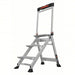 Little Giant 11903 Folding 3 Steps, 26 in Top Step Ht, 21 1/2 in Bottom Wd, 375 lb Load Capacity - KVM Tools Inc.KV455C39